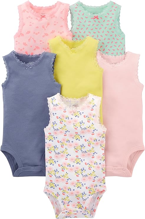Simple Joys by Carter's Girls Short-sleeve Bodysuit 1 ct