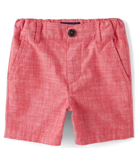 Boys Textured Chino Shorts - Sunburn