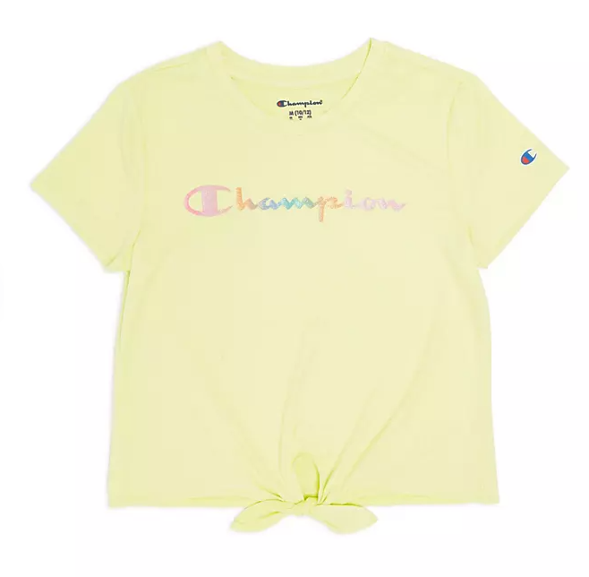 Champion Girls Everyday Active Top- Lime