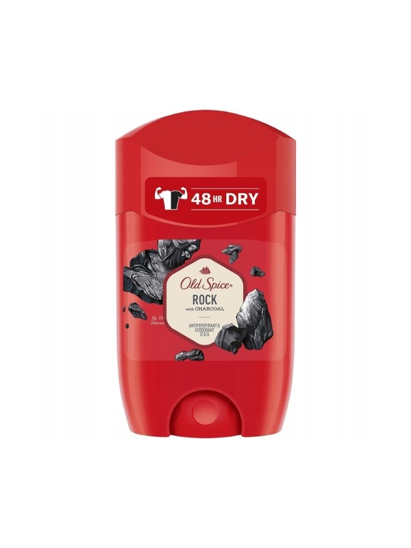 Old Spice Stick Antiperspirant & Deodorant Rock With Charcoal - 1.7 oz/ 50 ml